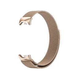 Комплект ремінці Tamister для фітнес-браслета Xiaomi Mi Band 8 та 9 Bead design - Milanese design Rose gold - мініатюра 5