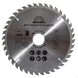 Диск пильный Vitals по дереву 200x32/30/25.4 мм ATB 40 (00000001681387)