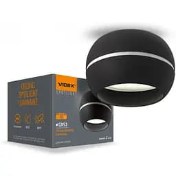 Світильник Videx під лампу GX53 універсальний Чорний VL-SPF16A-B