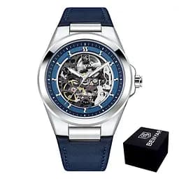 Наручний годинник чоловічий BY-5207 Blue-Silver-Blue Benyar acs0031772