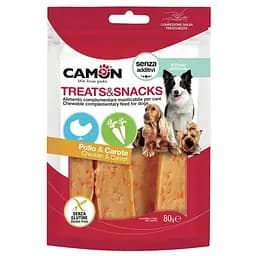 Пластини з курки та моркви Camon (80г), ласощі для дорослих собак