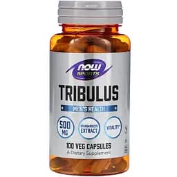 Стимулятор тестостерона Sports Tribulus 500 mg 100 капсул NOW fit0012828