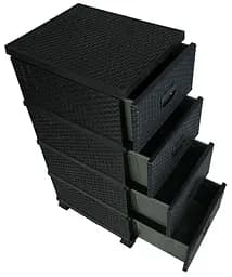 Комод Violet House Роттанг Black (0357 Роттанг Black 38*45*90 см) - мініатюра 3