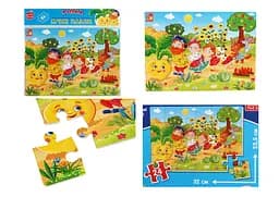 Игра развивающая Vladi Toys мягкие пазлы А4 Малыш сможет Репка (укр)