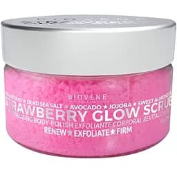 Скраб для тіла відновлюючий Biovene Strawberry Glow Scrub Revitalizing Body Polish Полуниця 200 г