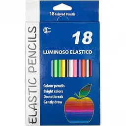 Дитячі олівці для малювання CR755-18 Luminoso elastico "С", 18 кольорів - мініатюра 4