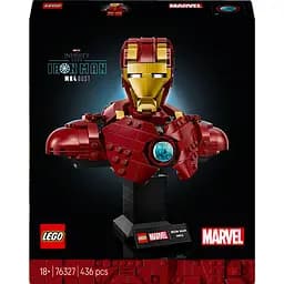 Конструктор LEGO Super Heroes Marvel Бюст Железного Человека MK4, 436 деталей (76327)