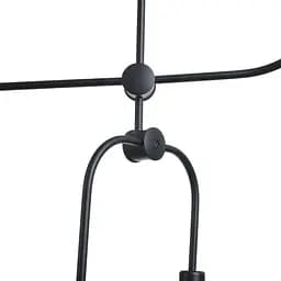 Люстра Brille стельова Brille E27 60W BK (BL-943C/4) - мініатюра 3