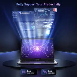 Ноутбук ACEMAGIC 16-inch, процесором Intel Alder Lake-N97, 16GB RAM 512GB SSD, Intel UHD графікою, Wi-Fi, BT5.0, Windows 11 Pro - мініатюра 4