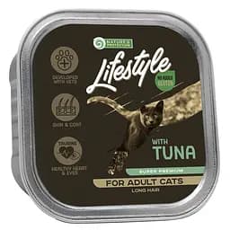 Вологий корм для довгошерстих кішок з тунцем Nature's Protection Lifestyle Long Hair with Tuna 85 г