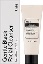Пінка для глибокого очищення обличчя Klairs Gentle Black Facial Cleanser - мініатюра 2