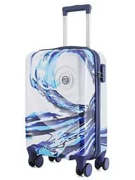 Валіза Semi Line 20" (S) White/Blue Print (T5653-1) (DAS302329)