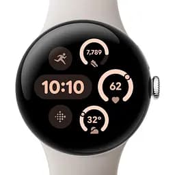 Smart Watch Google Pixel Watch 3 41mm Bluetooth / WiFi Polished Silver/Porcelain Band Global - мініатюра 2