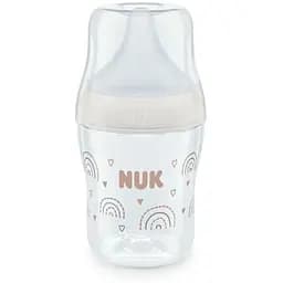 Бутылочка для кормления Nuk Perfect Match с индикатором температуры, с соской из силикона с отверстием S 150 мл радуга (3954131)