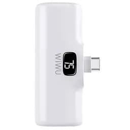 Портативний ЗП Power Bank WIWU Wi-P017-C Type-C 5000 mAh White