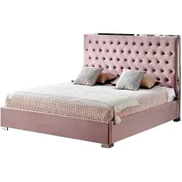 Ліжко двоспальне Frisco Беттані 180х200 см рожеве