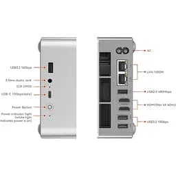 Неттоп Beelink EQi13 Pro 32/500GB [151370] - мініатюра 2