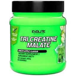 Креатин Evolite Nutrition Tri Creatine Malate 300 г Зелене яблуко