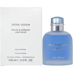 Парфумована вода тестер Dolce & Gabbana Light Blue Eau Intense Pour Homme 100 мл