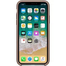 Чохол-накладка Toto Silicone Case Apple iPhone X/XS Cocoa - мініатюра 2