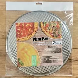 Форма для випічки піци та коржів для торта Ø 30 см Pizza Pan, Kitchette Сірий 86160 - мініатюра 4
