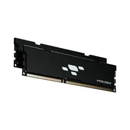 Пам'ять 16Gb x 2 (32Gb Kit) DDR4, 3200 MHz, Prologix, Black, 16-20-20, 1.35V, з радіатором (PRO32GB3200B4K) - мініатюра 2