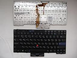Клавіатура для ноутбуків Lenovo ThinkPad T410, T420, T510, T520, W510 Series чорна з трекпоінтом