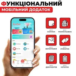 Портативний термальний принтер JETIX Mini Printer Student 2 з Bluetooth і нічником для термодруку без чорнила - мініатюра 9