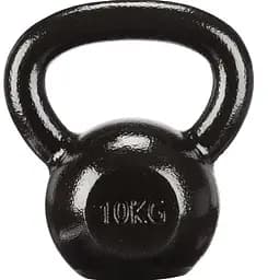 Гиря чугунная Toorx 10 кг с резиновой подставкой Black (KGV-10)