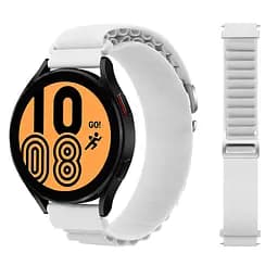 Ремінець для Xiaomi Amazfit Bip Bip Lite Bip U Bip 1S Bip 3 - білий Watchbands NormalCloth Wave ширина кріплення 20мм нейлоновий (W26-6WB30409530) - мініатюра 2