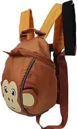 Рюкзак дитячий маленький Riciclo Kleinkinder Rucksack 20x17x10 см поліестер коричневий (мавпка)