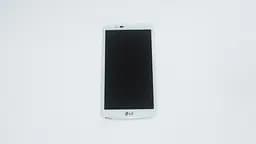 Модуль матриця + тачскрін для LG K10 LTE K430DS, white
