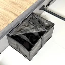 Коробка  ORGANIZE  для зберігання взуття на 4 пари до 44 розміру 48*34*20 см (сірий)