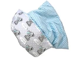 Плед з плюшем Moontime 100 x 80 см "Тедді"