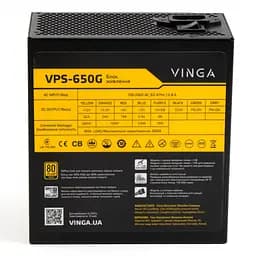 Блок живлення Vinga 650W (VPS-650G) - мініатюра 7