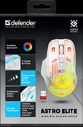 Комп'ютерна миша Defender Astro Elite GM-056 White 52056 teh0022123 - мініатюра 3