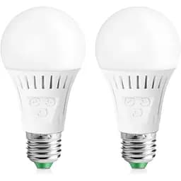 Світлодіодна лампа Elrigs E27 з датчиком руху та датчиком сутінків, 7 Вт, замінює 60 Вт, регульований діапазон