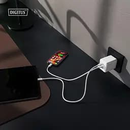 Зарядний пристрій 2xUSB-C, 1xUSB-A DIGITUS GaN 100 W - мініатюра 7