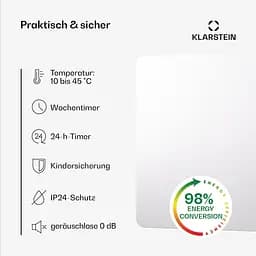 Інфрачервоний обігрівач Klarstein Wonderbeam 900 (10045439) - мініатюра 3
