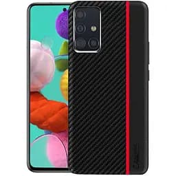 Чехол Primo Cenmaso для Samsung Galaxy A51 2020 (SMA515) Black&Red