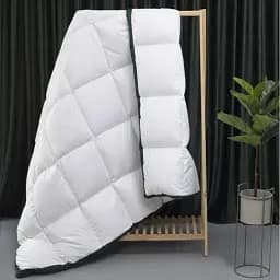 Набір MirSon пуховий №10009 Imperial Satin Luxe літо ковдра 200х220 см + 2 подушки білий (2200010810882) - мініатюра 3