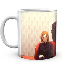 Кружка GeekLand Jujutsu Kaisen Магическая Битва Итадори Нобара Мегуми Годжо 330 мл белая