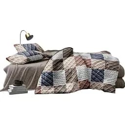 Комплект постільної білизни Novita Бязь двоспальний бежевий (23900)