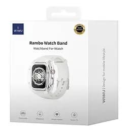 Ремінець WiWU Rambo для Apple Watch 49mm White - мініатюра 4