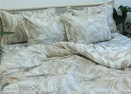 Комплект постільної білизни TAG Tekstil з компаньйоном Євро 000210467 (R-T9152) - мініатюра 3