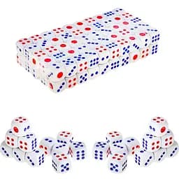 Кости игральные маленькие IGR34 1 х 1 см, Цена за 1 кубик