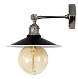 Настенное бра никелированное PikArt арт. 776 черный