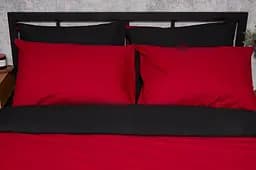 Набір наволочок Moon&Star Бязь Gold Люкс Cherry Black 70х70 см 2 шт