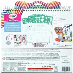 Розмальовка Crayola Creations Pet Fashion Studio, з наліпками та трафаретами, 40 сторінок (04-1173) - мініатюра 4