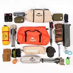 Сумка баул водонепроникна Naturehike NH20FSB03 120л (Червона) - мініатюра 6